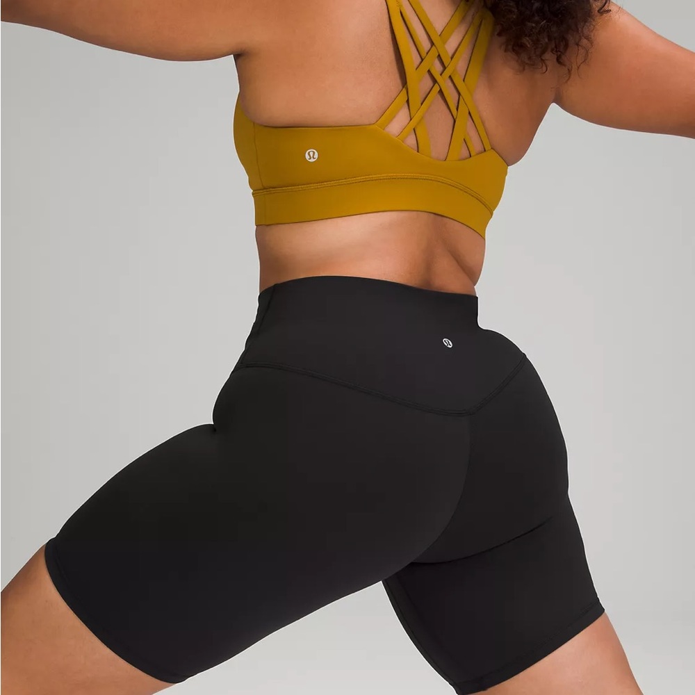 NWT! Black lululemon Align™ High-Rise Short 8"